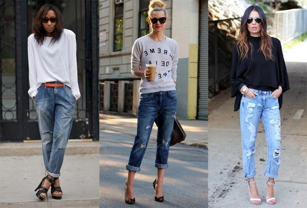 Что носить девушке с джинсами?